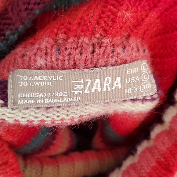 ZARA striped turtleneck - Picture 2 of 4